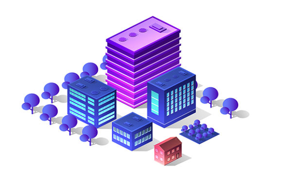3D Futuristic Isometric City: Strategic Vision for Modern Business and Urban Planning