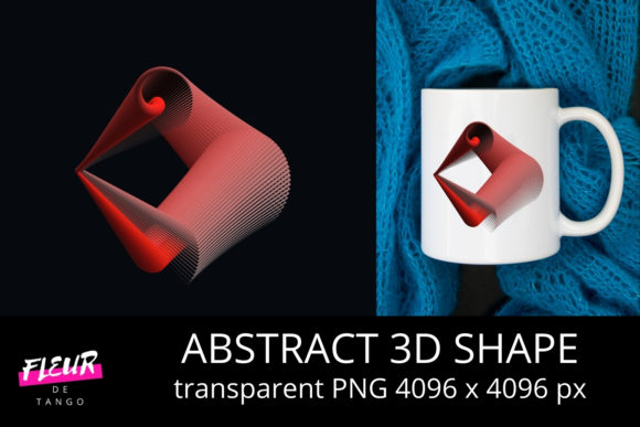 Abstract 3D Shape Clipart Vol. 34: A Practical Guide to Elevating Your Designs