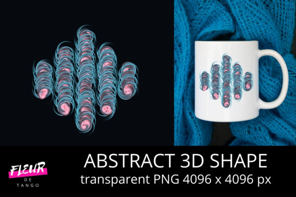 Abstract 3D Shape Clipart Vol. 44: Elevating Your Creative Projects with Seamless Design