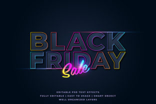 Black Friday Sale 3D Text Effect Mockup: A Powerful Tool for Creative Projects