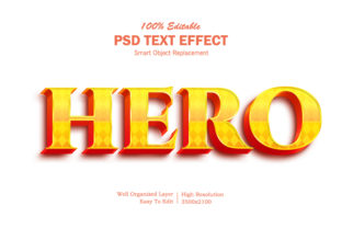 Hero 3D Text Effect: A Powerful Tool for Designers and Creators