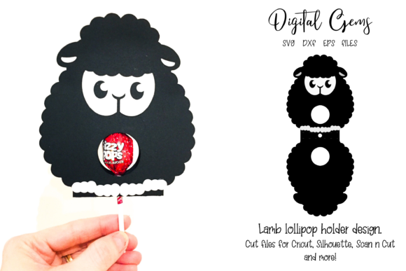 Lamb Lollipop Holder Design: A Creative and Practical Crafting Project