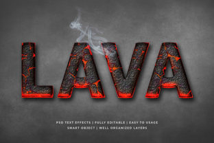Lava 3D Text Effect Mockup: A Versatile Tool for Modern Designers and Creators