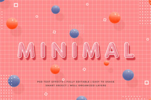 Minimal 3D Text Effect Mockup Features and Uses