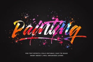 Painting Colorful 3D Text Effect Mockup: A Powerful Tool for Creative Designers