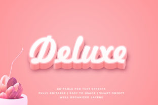 Pink Bold Detailed 3D Text Effect: A Versatile Design Asset for Creative Projects