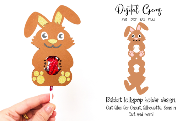 Rabbit Lollipop Holder Design