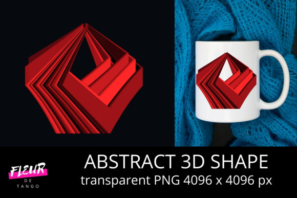 Unlocking Creative Potential with Abstract 3D Shape Clipart Vol. 33