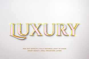 White Gold Luxury 3D Text Effect Mockup: A Versatile Tool for Creative Projects